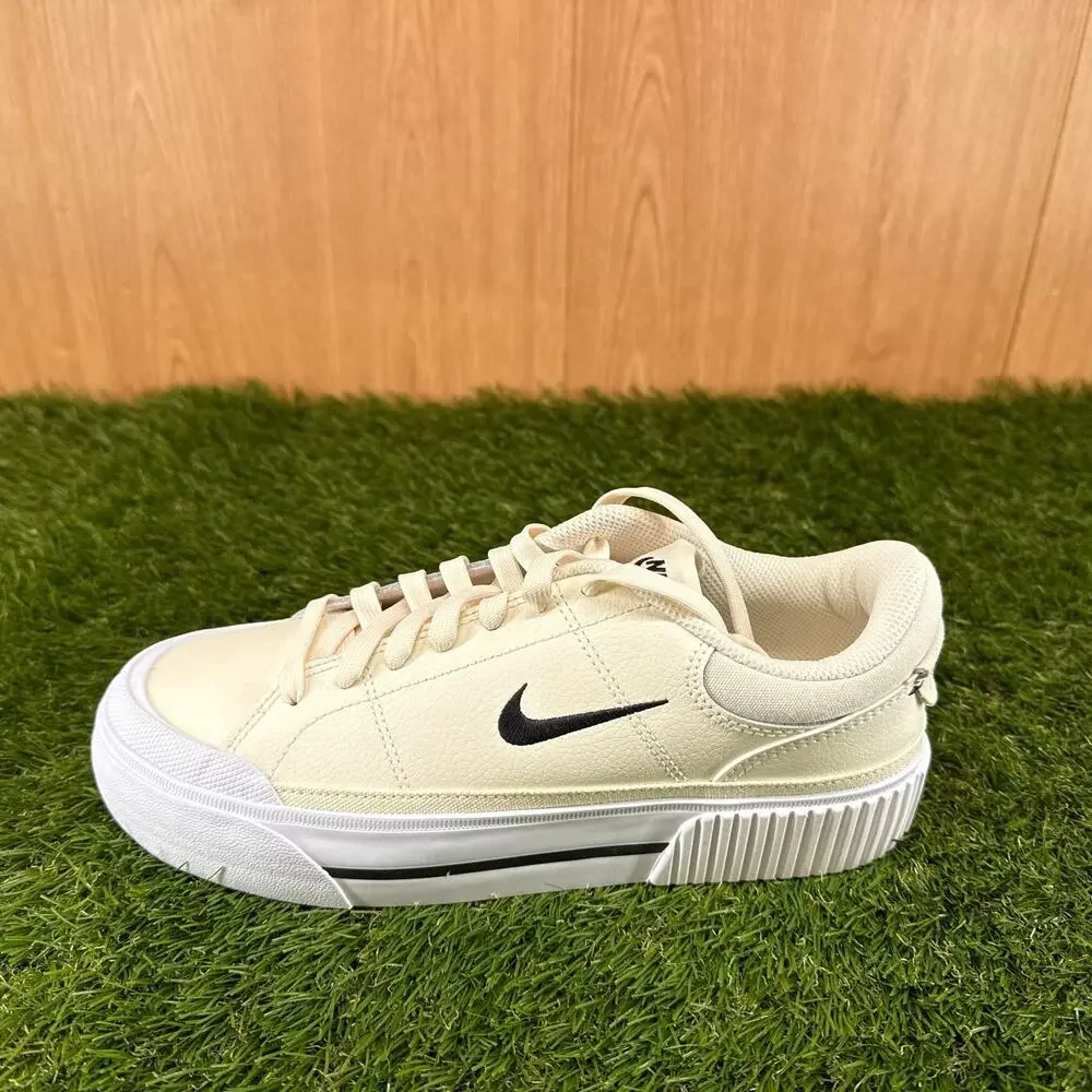 Nike Court Legacy Lift Pale Ivory FV5526-101 Women’s Size 8